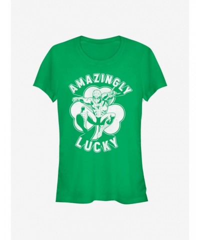 Marvel Spider-Man Lucky Spidey Girls T-Shirt $6.97 T-Shirts