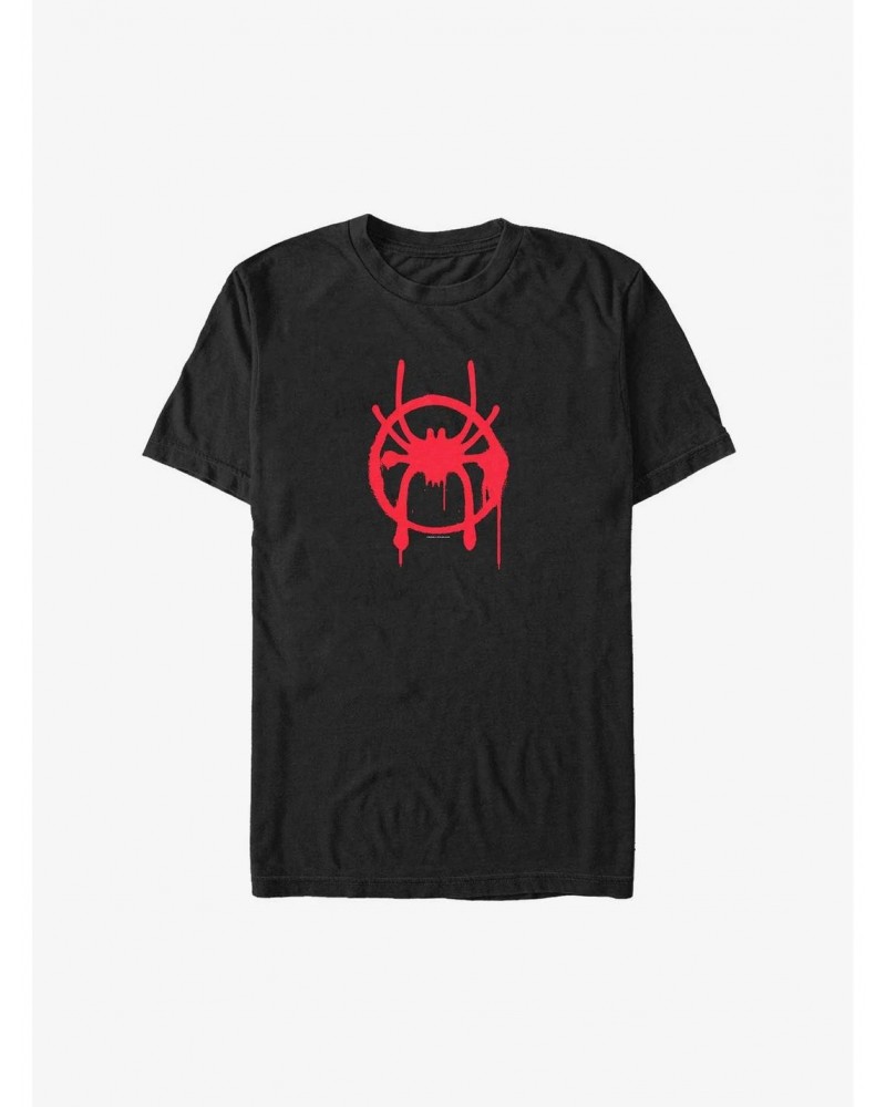Marvel Spider-Man Miles Morales Symbol Big & Tall T-Shirt $11.72 T-Shirts
