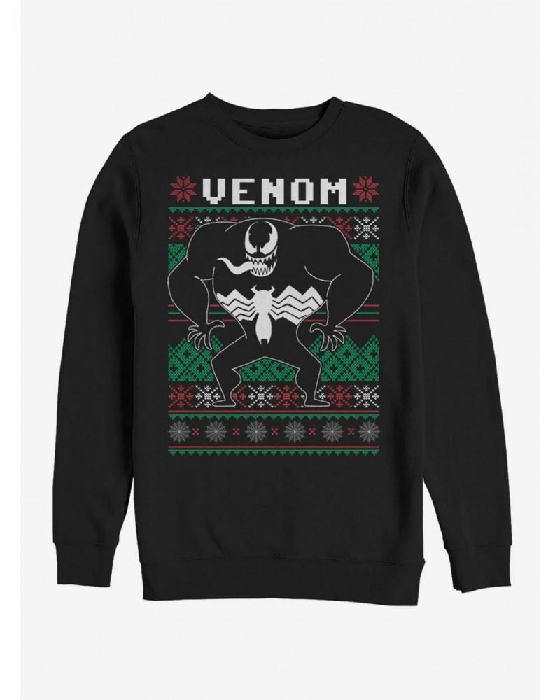 Marvel Venom Xmas Sweatshirt $9.45 Sweatshirts