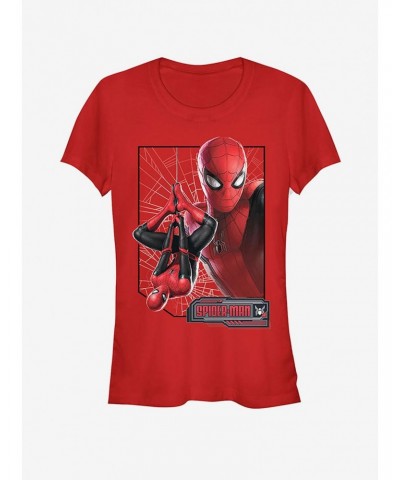 Marvel Spider-Man Far From Home New Suit Girls T-Shirt $8.96 T-Shirts