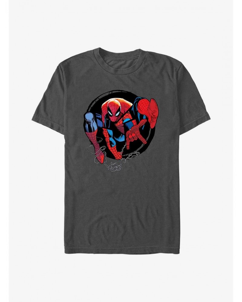 Marvel Spider-Man 60th Anniversary Spidey Jump T-Shirt $7.07 T-Shirts