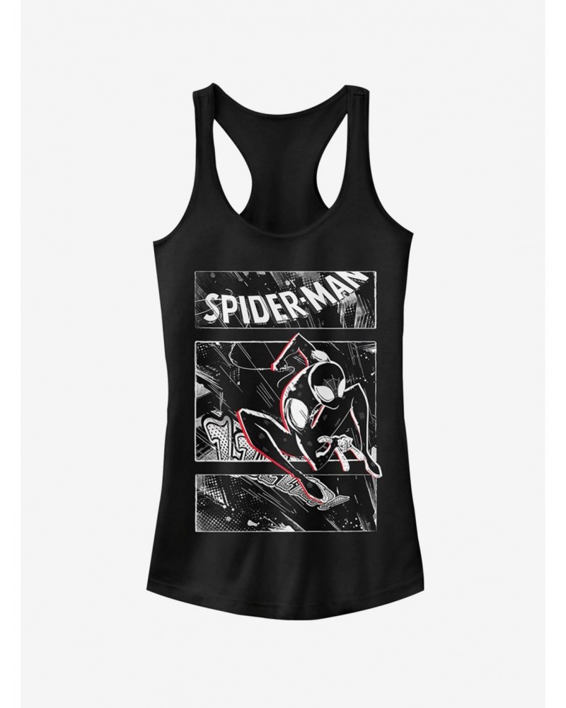 Marvel Spider-Man: Into The Spider-Verse Street Panels Girls Tank Top $8.17 Tops