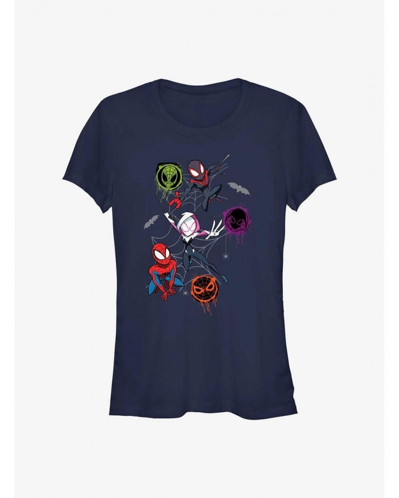 Marvel Spider-Man Spidey Trio Girls T-Shirt $9.16 T-Shirts