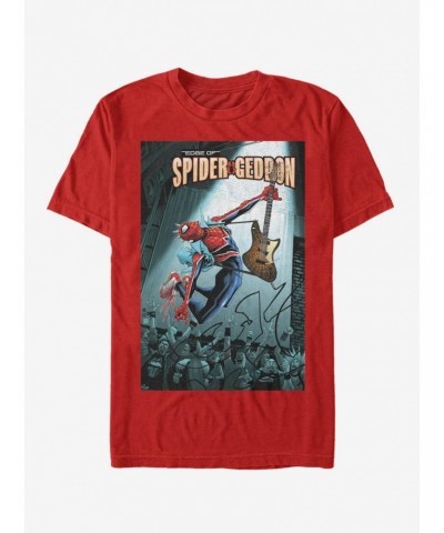 Marvel Spider-Man Spider-Geddon Rock Guitar Aug.18 T-Shirt $9.37 T-Shirts