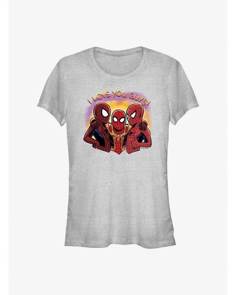 Marvel Spider-Man: No Way Home Love You Guys Girls T-Shirt $9.76 T-Shirts