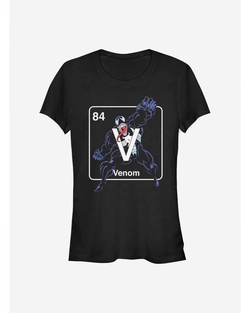 Marvel Venom Periodic Venom Girls T-Shirt $8.37 T-Shirts