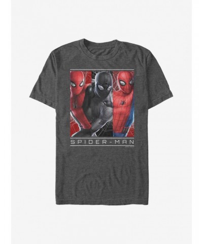 Marvel Spider-Man Three Spidey Suits T-Shirt $7.65 T-Shirts