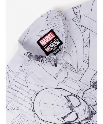 RSVLTS Marvel Spider-Man "Web Surfing" KUNUFLEX Short Sleeve Shirt $25.52 Shirts