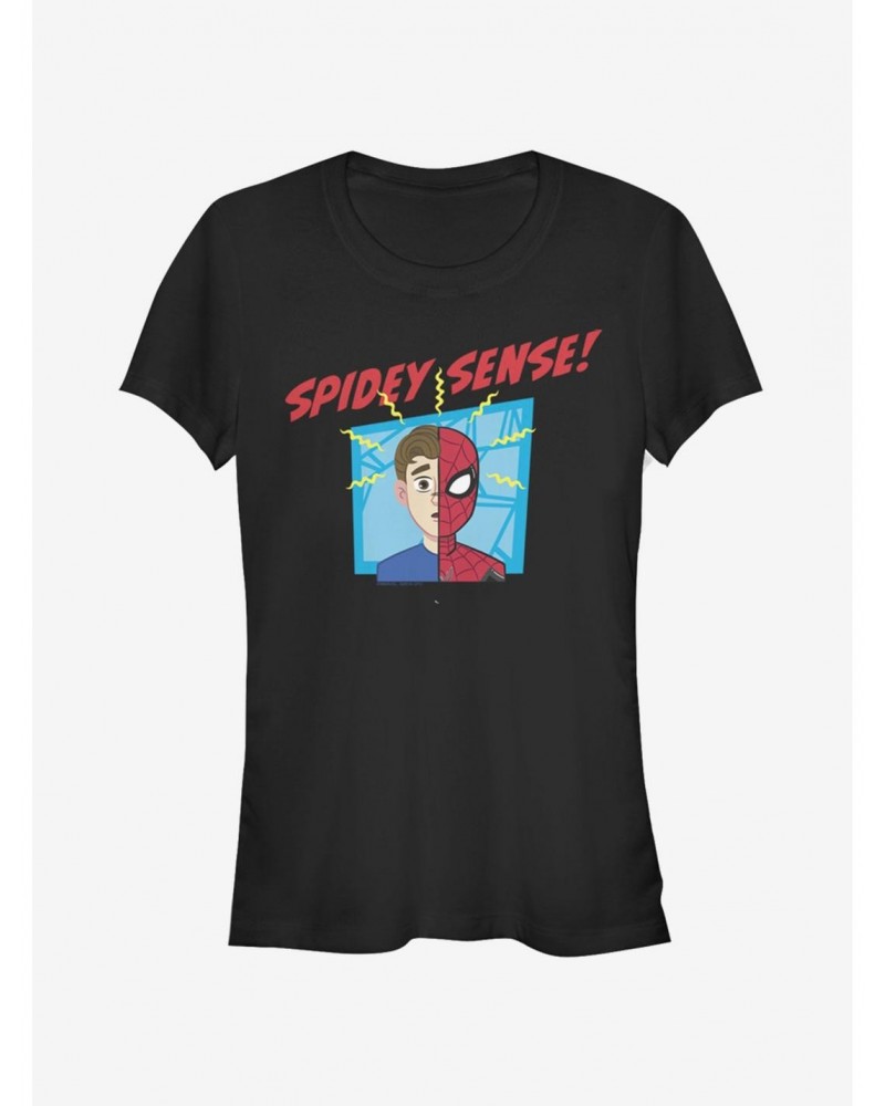 Marvel Spider-Man Spidey Sense Girls T-Shirt $8.37 T-Shirts