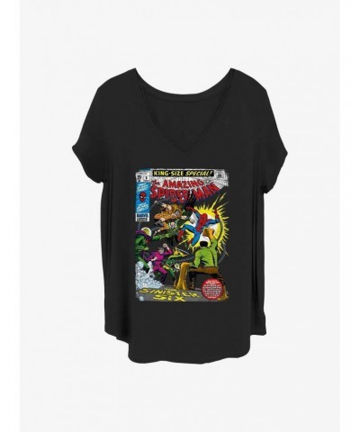 Marvel Spider-Man Sinister Six Comic Girls T-Shirt Plus Size $9.48 T-Shirts