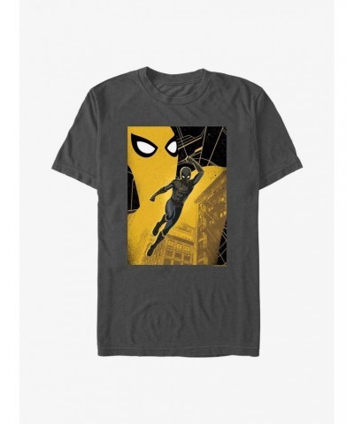 Marvel's Spider-Man Black Suit Grunge Graphic T-Shirt $8.99 T-Shirts