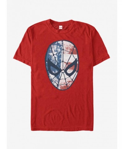 Marvel Spider-Man Spidey Americana T-Shirt $7.27 T-Shirts