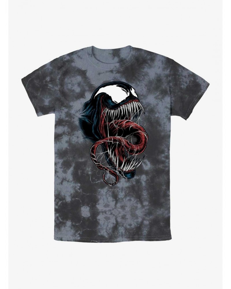 Marvel Venom Slimy Tongue Tie-Dye T-Shirt $10.36 T-Shirts