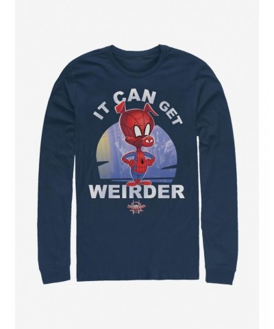 Marvel Spider-Man: Into The Spider-Verse It Can Get Weirder Spider-Ham Long-Sleeve T-Shirt $13.16 T-Shirts