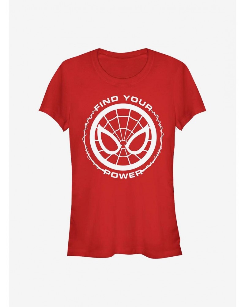 Marvel Spider-Man Spider Power Girls T-Shirt $7.77 T-Shirts