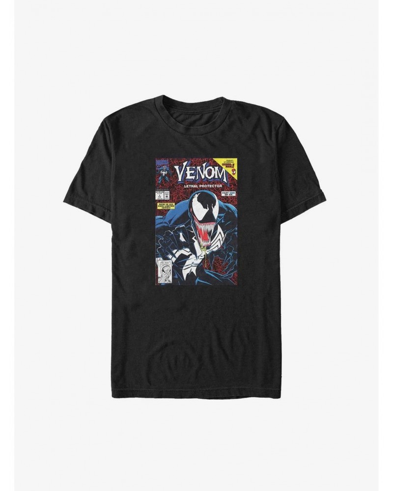 Marvel Venom Lethal Protector Comic Cover Big & Tall T-Shirt $11.48 T-Shirts