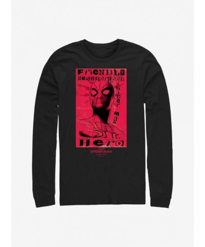 Marvel Spider-Man Friendly Hero Long-Sleeve T-Shirt $7.90 T-Shirts