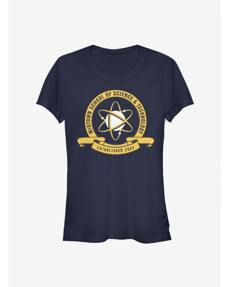 Marvel Spider-Man Midtown School Emblem Girls T-Shirt $9.96 T-Shirts