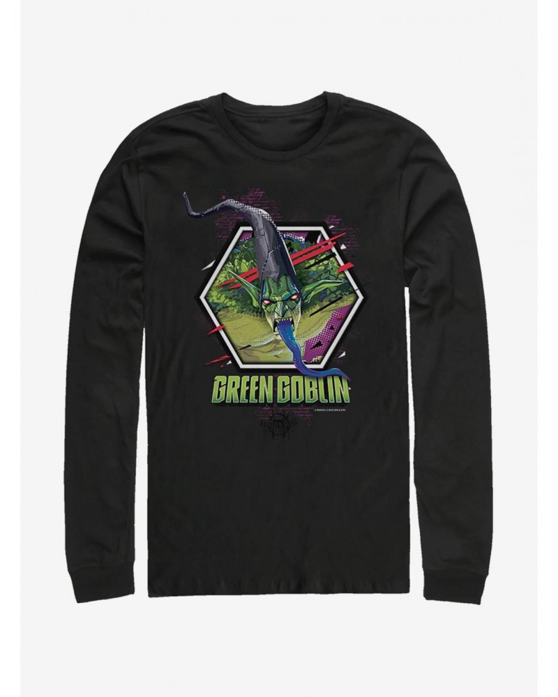 Marvel Spider-Man Goblin Rage Long-Sleeve T-Shirt $12.90 T-Shirts