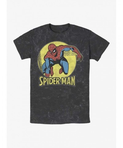 Marvel Spider-Man Simple Spidey Mineral Wash T-Shirt $7.67 T-Shirts