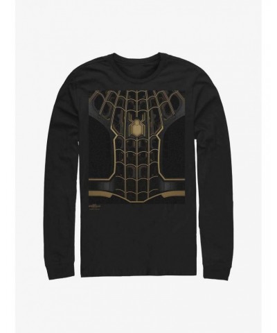 Marvel Spider-Man: No Way Home The Black Suit Long-Sleeve T-Shirt $13.16 T-Shirts
