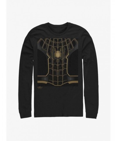 Marvel Spider-Man: No Way Home The Black Suit Long-Sleeve T-Shirt $13.16 T-Shirts