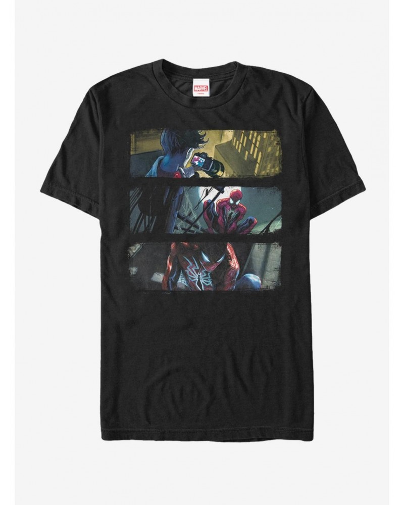 Marvel Spider-Man Video Panels T-Shirt $6.12 T-Shirts