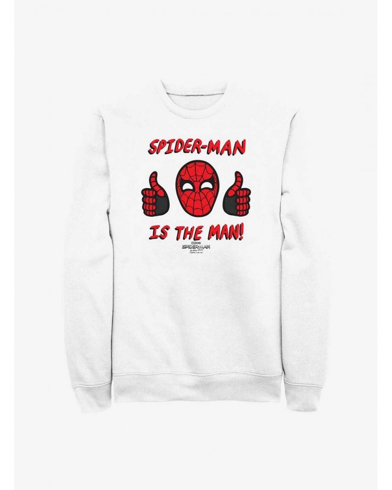 Marvel Spider-Man: No Way Home Spidey The Man Crew Sweatshirt $12.40 Sweatshirts