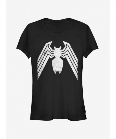 Marvel Venom Distressed Logo Girls T-Shirt $7.17 T-Shirts