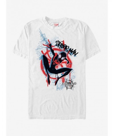 Marvel Spider-Man Spider-Verse Graffiti Spider T-Shirt $6.50 T-Shirts