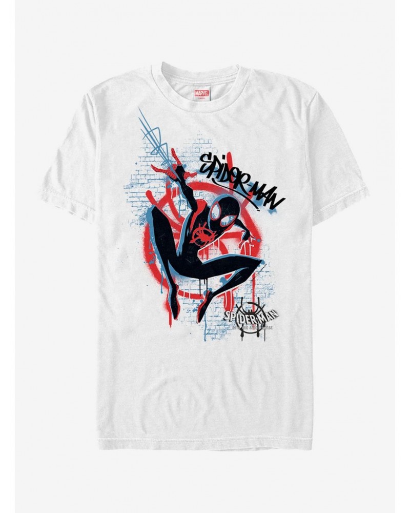 Marvel Spider-Man Spider-Verse Graffiti Spider T-Shirt $6.50 T-Shirts