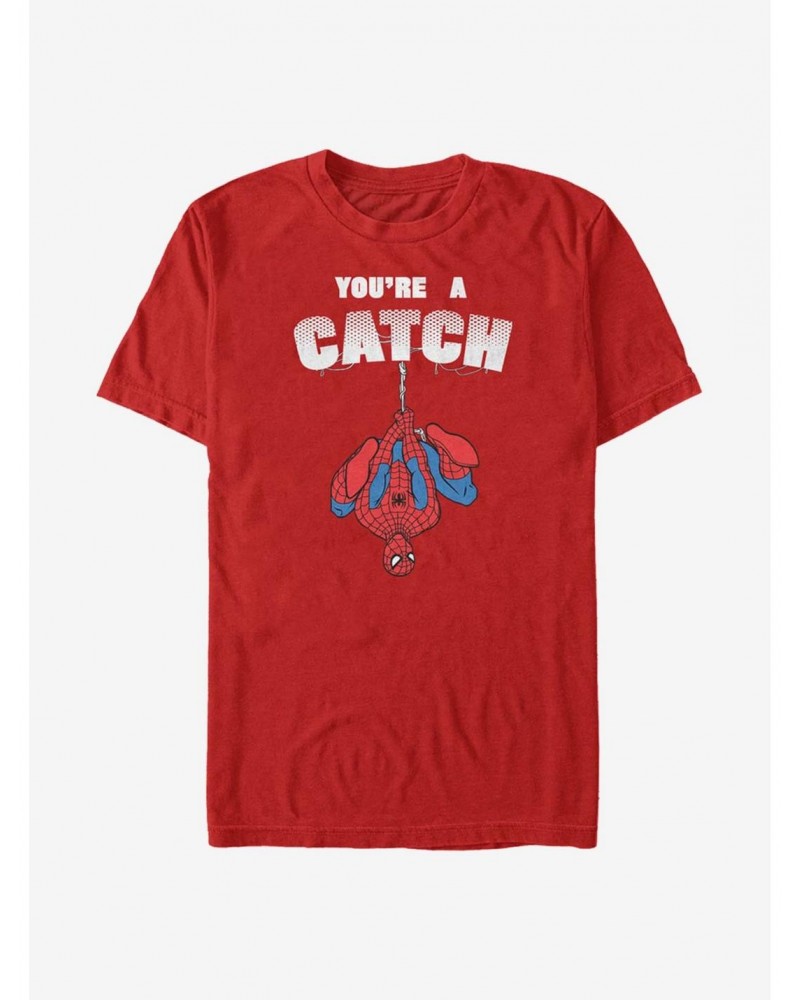 Marvel Spider-Man Catch Love T-Shirt $8.03 T-Shirts
