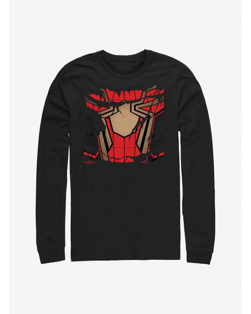 Marvel Spider-Man Ripped Spidey Suit Long-Sleeve T-Shirt $10.26 T-Shirts
