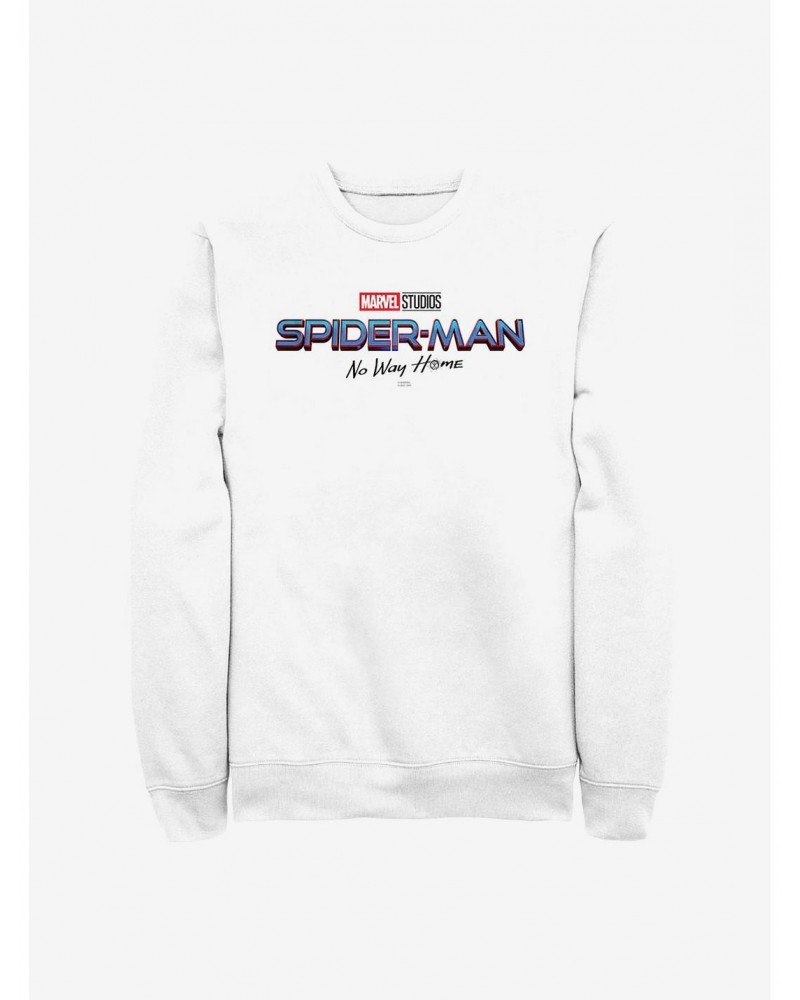 Marvel Spider-Man No Way Home Logo Crew Sweatshirt $9.15 Sweatshirts