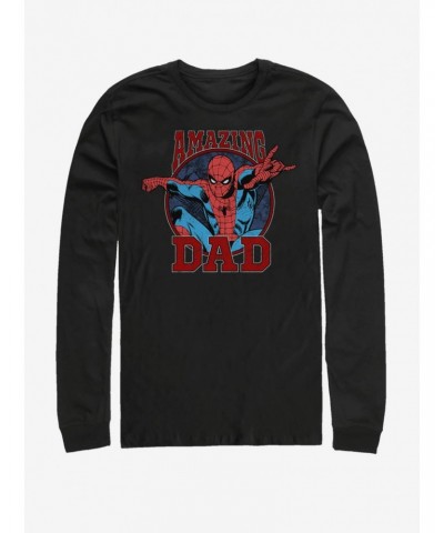 Marvel Spider-Man Amazing Dad Long-Sleeve T-Shirt $12.11 T-Shirts