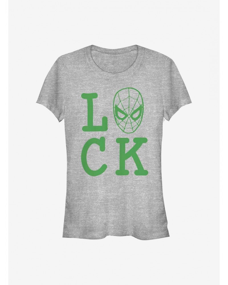Marvel Spider-Man Spider Luck Girls T-Shirt $6.97 T-Shirts