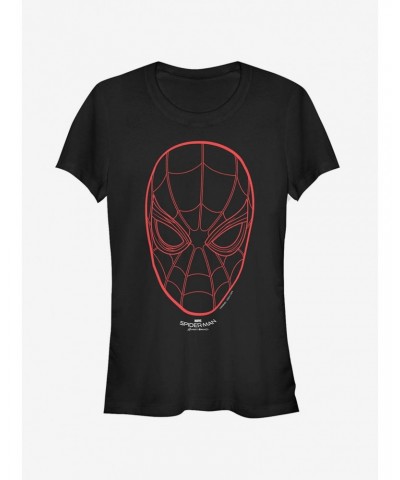Marvel Spider-Man Homecoming Mask Girls T-Shirt $9.36 T-Shirts