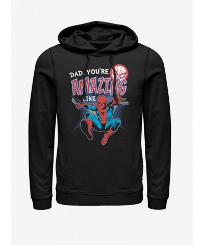 Marvel Spider-Man Amazing Like Dad Hoodie $14.37 Hoodies