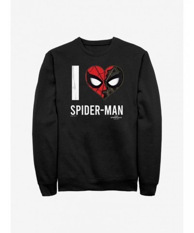 Marvel Spider-Man I Heart Spider-Man Crew Sweatshirt $14.76 Sweatshirts