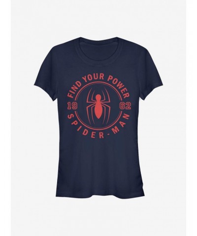 Marvel Spider-Man Power Jersey Girls T-Shirt $8.57 T-Shirts