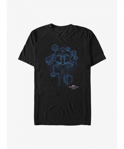 Marvel Spider-Man: No Way Home Blue Print Ready T-Shirt $6.12 T-Shirts