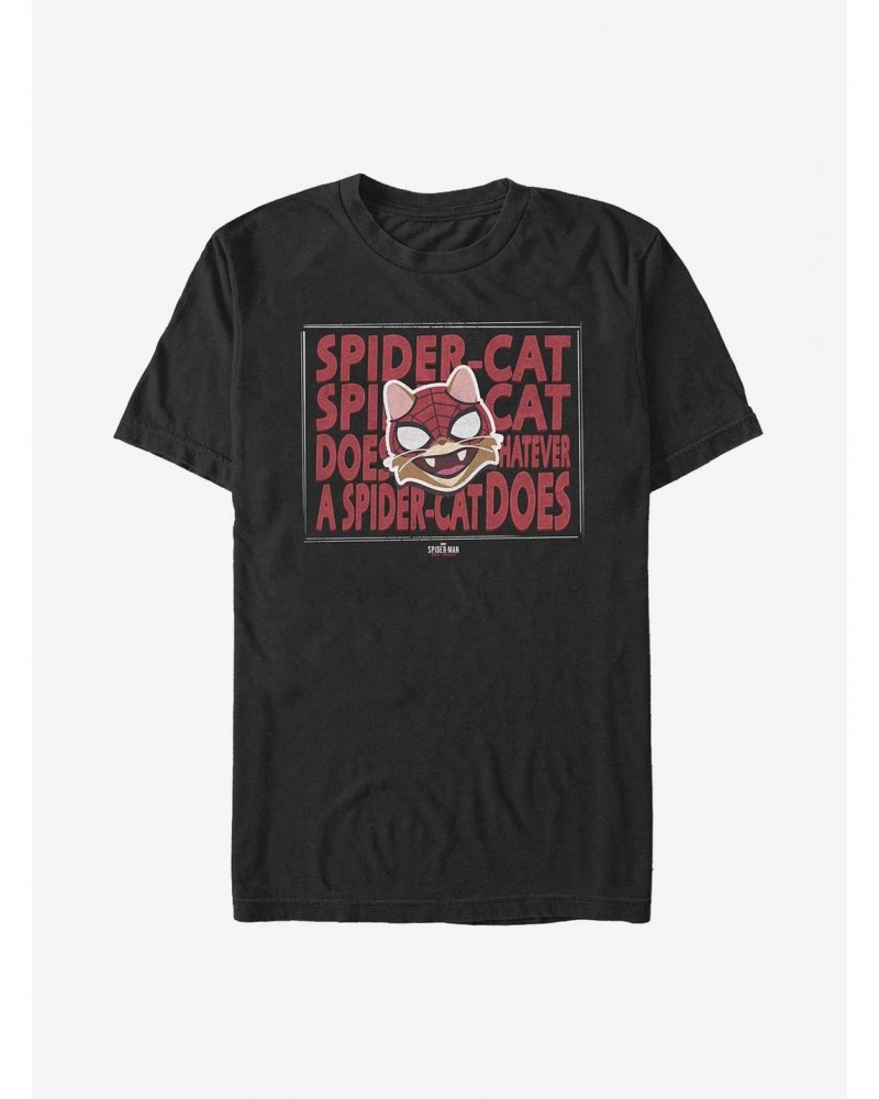 Marvel Spider-Man Whatever Spider Cat T-Shirt $8.41 T-Shirts