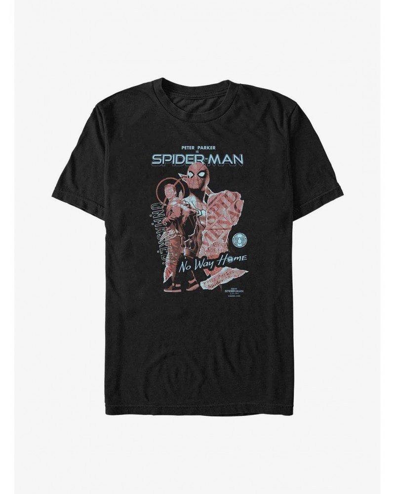 Marvel Spider-Man: No Way Home Peter Parker Is T-Shirt $9.37 T-Shirts