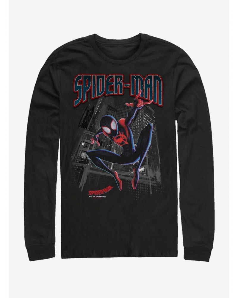 Marvel Spider-Man Tower Hero Long-Sleeve T-Shirt $10.53 T-Shirts