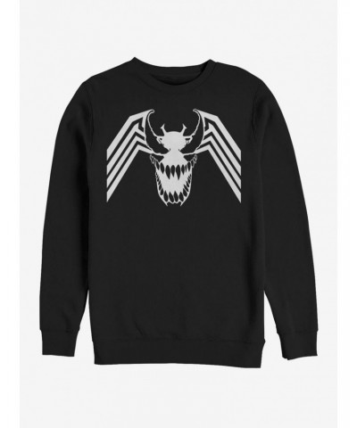 Marvel Venom Symbol Face Sweatshirt $11.51 Sweatshirts