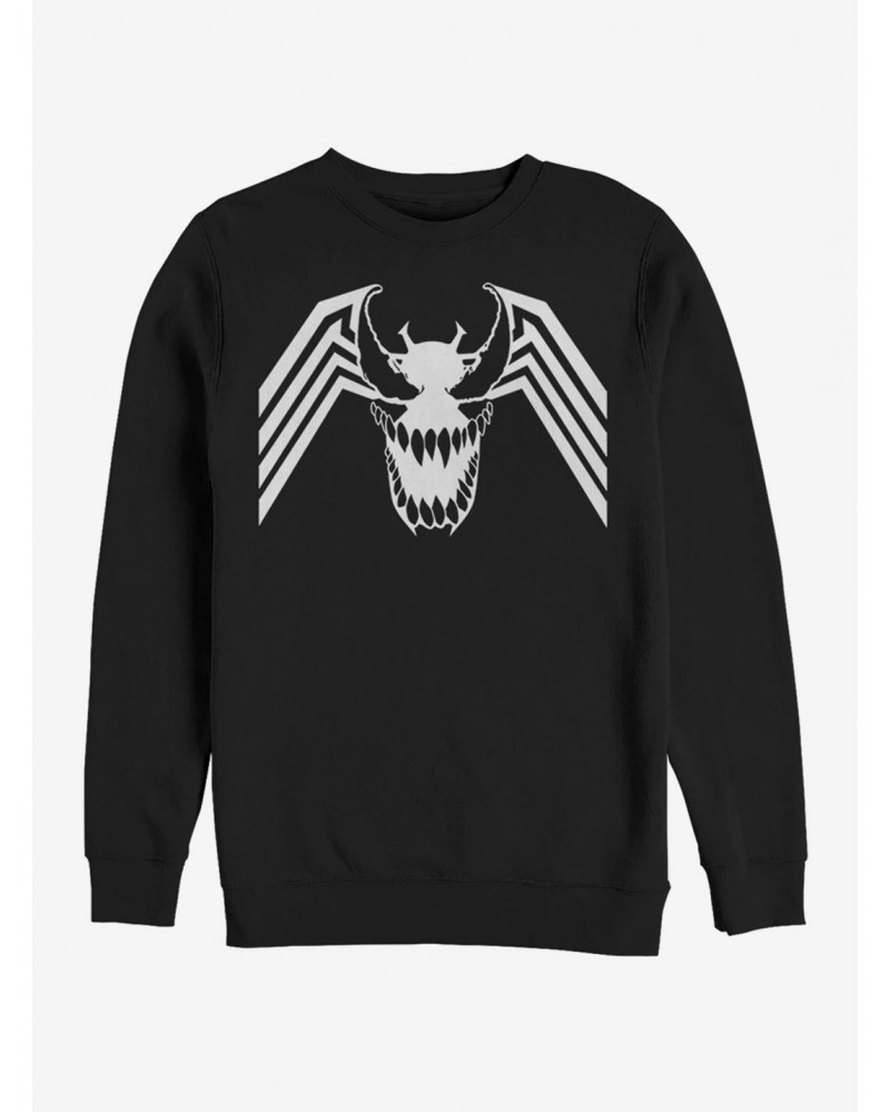 Marvel Venom Symbol Face Sweatshirt $11.51 Sweatshirts