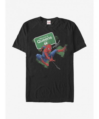 Marvel Spider-Man Homecoming Welcome to Queens T-Shirt $9.56 T-Shirts