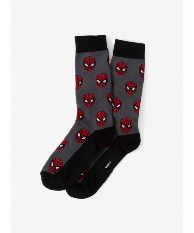 Marvel Spider-Man Gray Sock $6.37 Socks