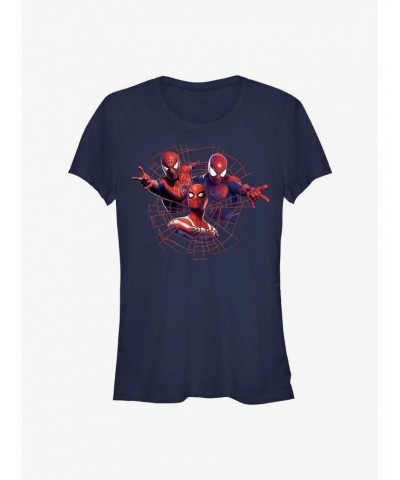Marvel Spider-Man: No Way Home Spidey Team Badge Girls T-Shirt $9.56 T-Shirts