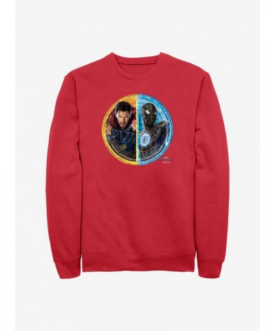 Marvel Spider-Man: No Way Home Spidey Doctor Strange Circle Crew Sweatshirt $14.17 Sweatshirts